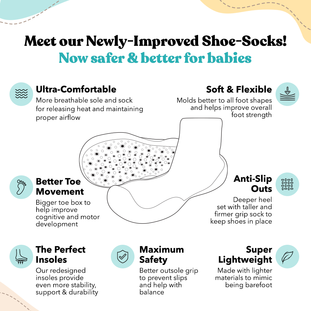 Friendly Fruits - Non-Slip Baby Shoe-Socks