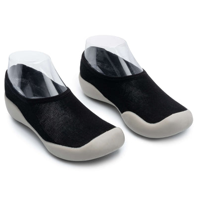 Bliss Foot - Low-Cut Simple Black Adult Sock-Shoes