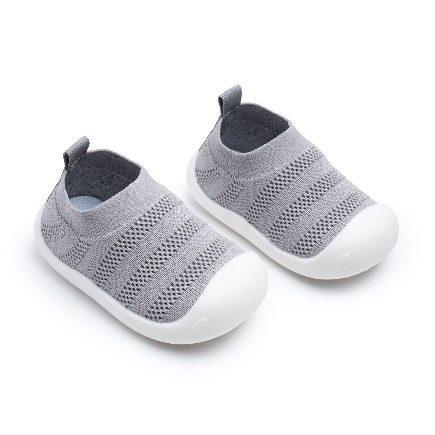Neutral Stripes - Non-Slip Baby Shoe-Socks