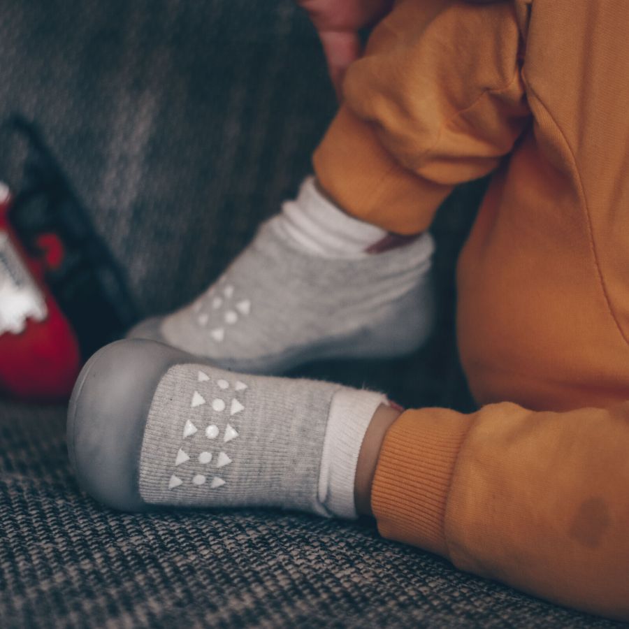 Subtle Shapes - Non-Slip Baby Shoe-Socks