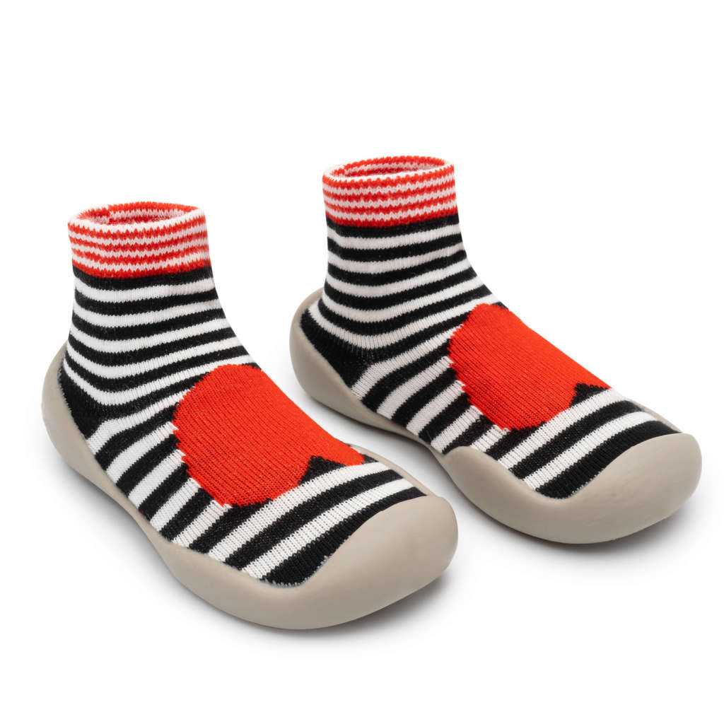 Big Red Heart - Non-Slip Baby Shoe-Socks
